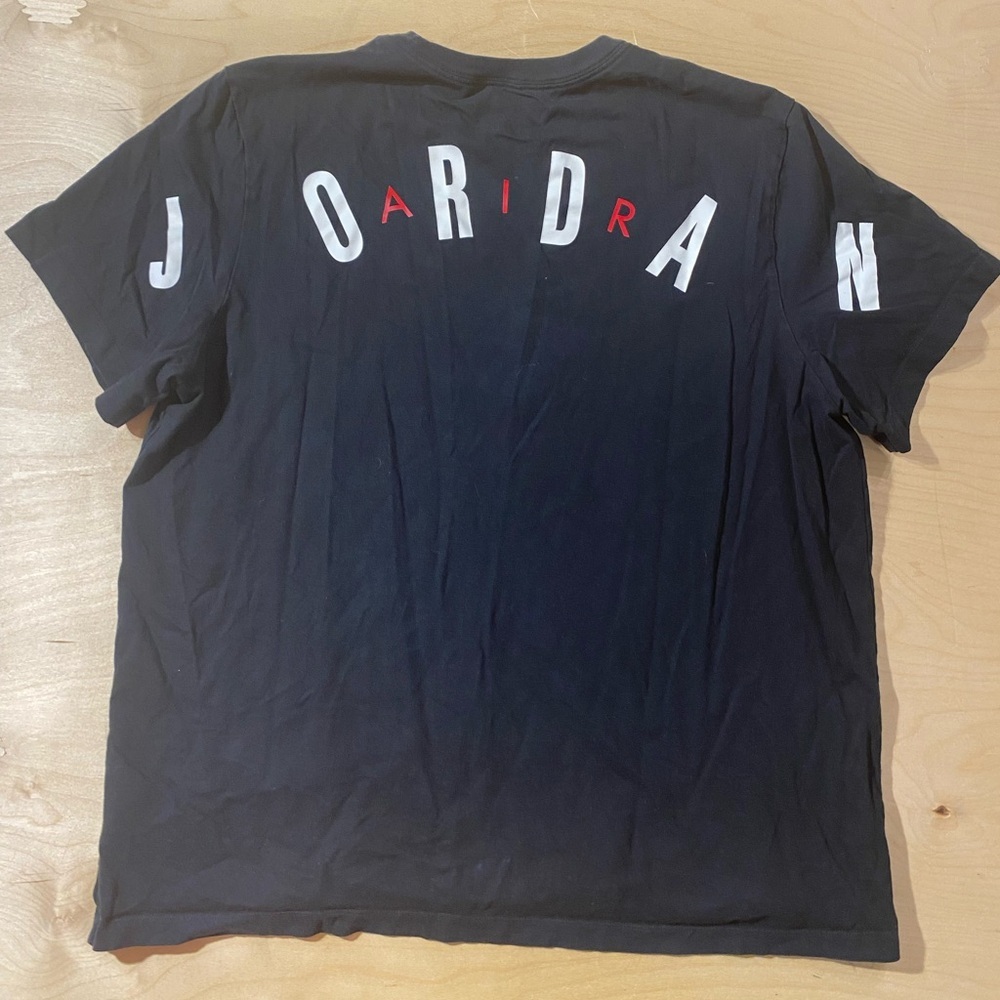 Jordan Black Graphic T-Shirt for Men XXL (PW) - Picture 8 of 10